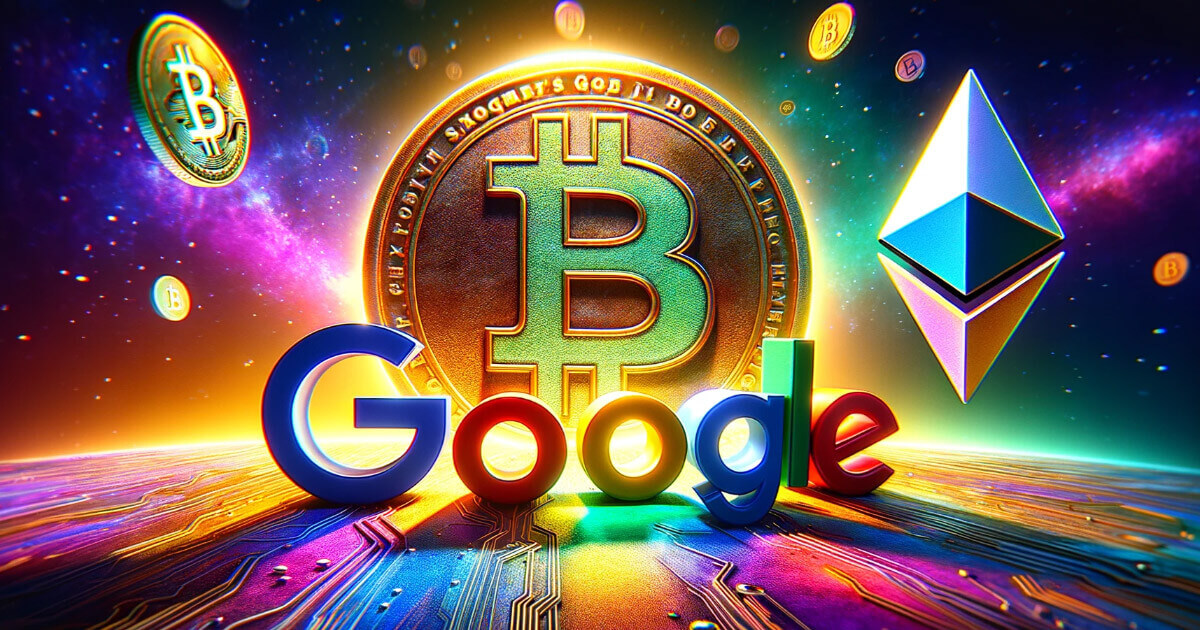 Google blockchain indexing